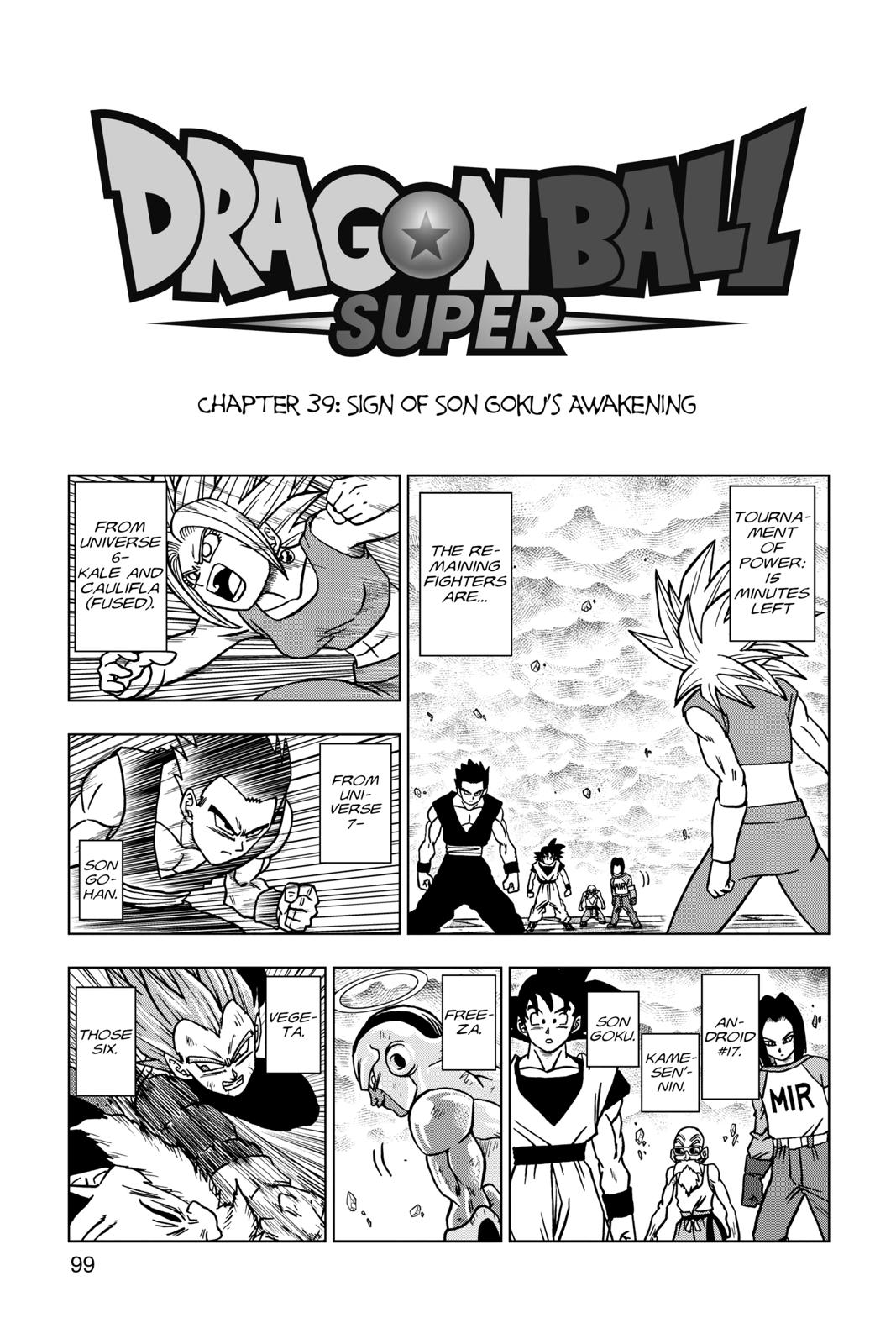 Dragon Ball Super, Chapter 39 image 01