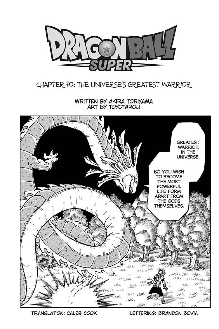 Dragon Ball Super, Chapter 70 image 01