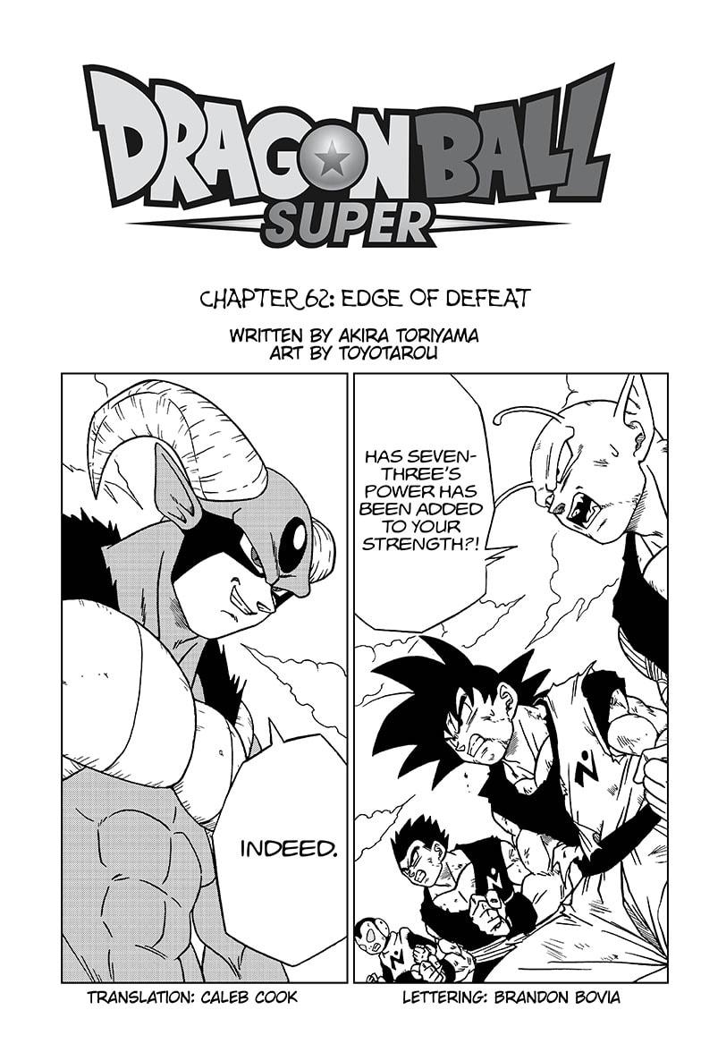 Dragon Ball Super, Chapter 62 image 01