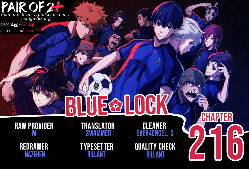 Blue lock, chapter 216 image 00