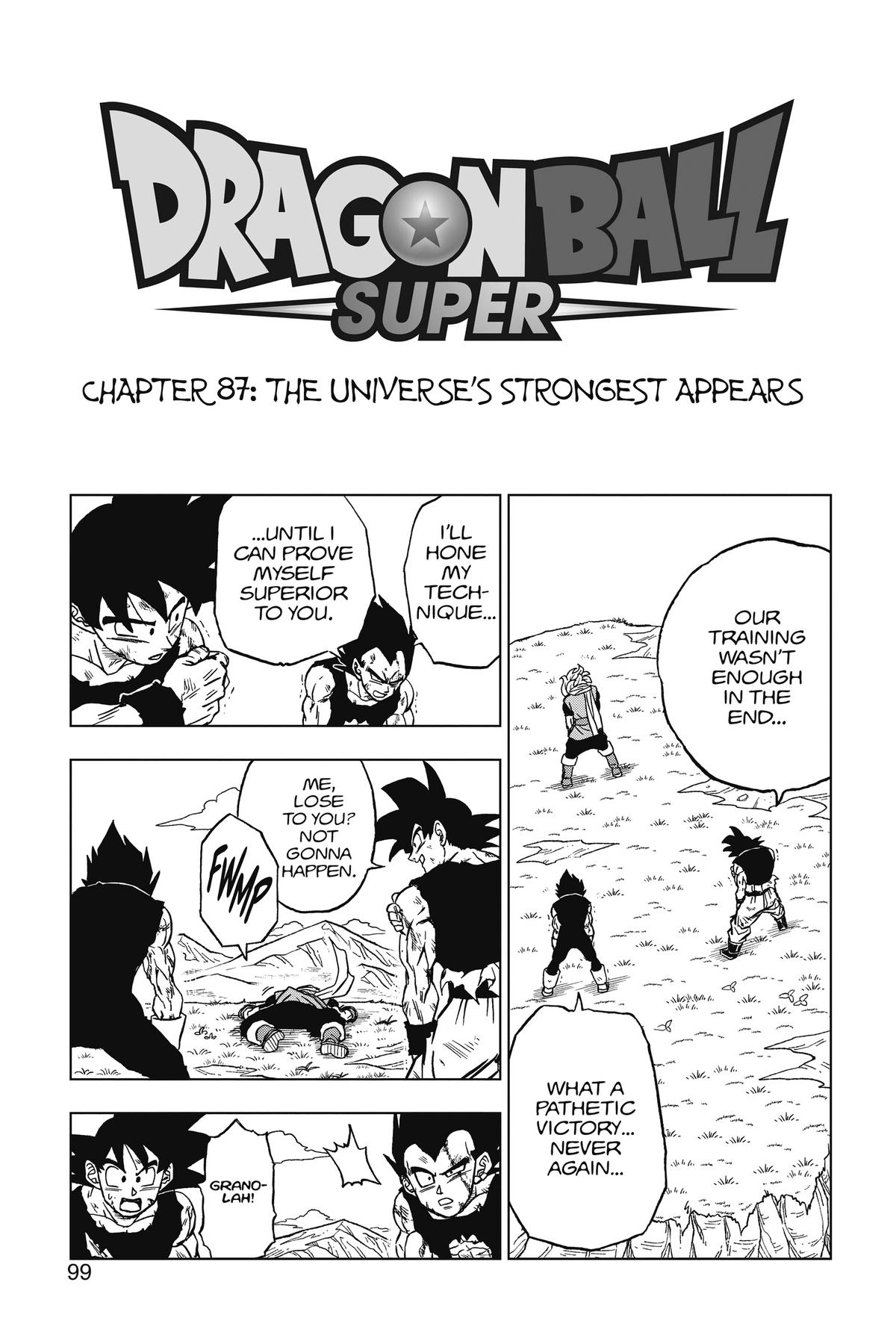 Dragon Ball Super, Chapter 87 image 01