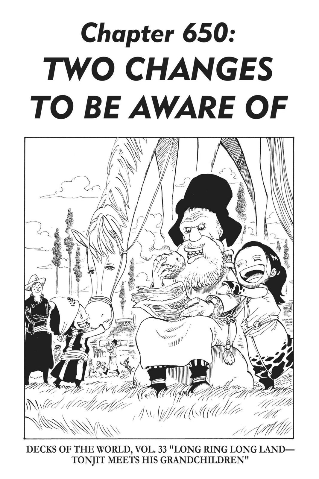 One Piece, Chapter 650 image 01