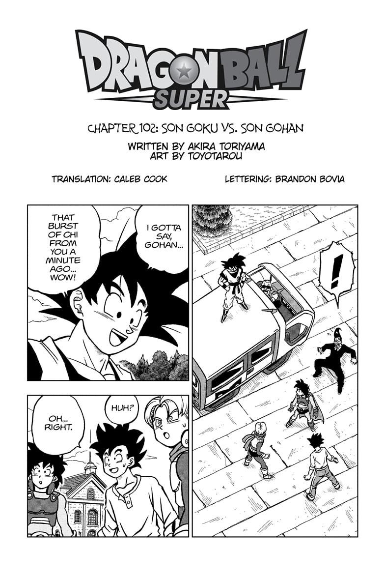 Dragon Ball Super, Chapter 102 image 01