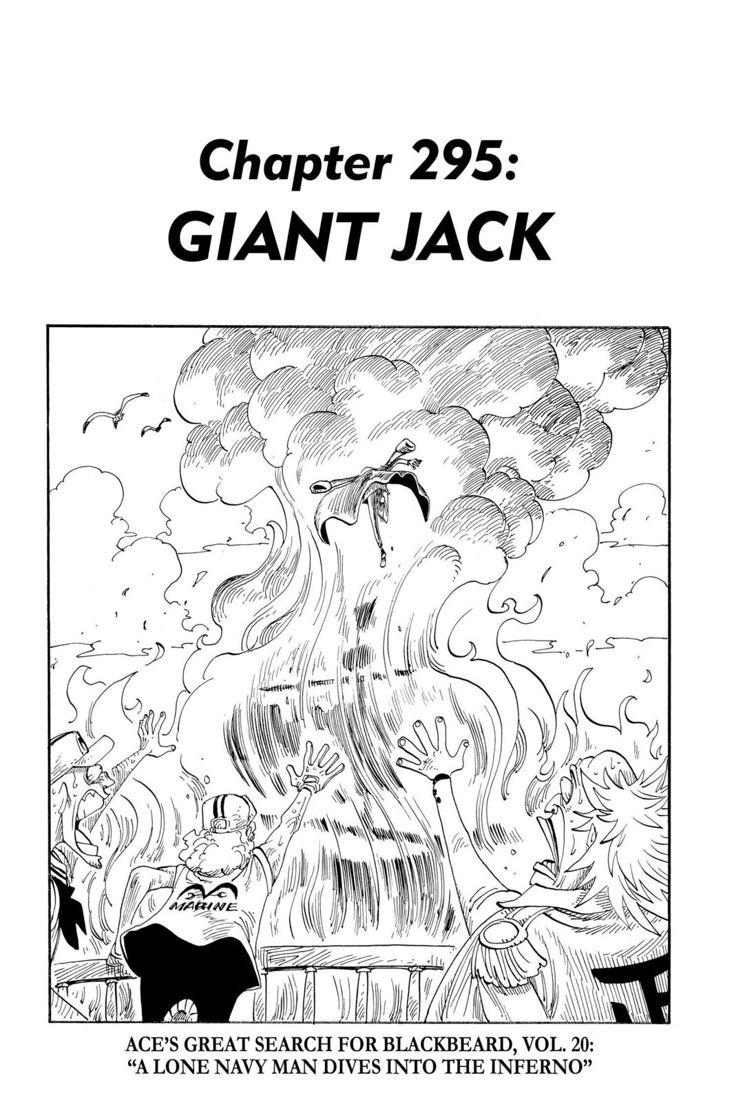 One Piece, Chapter 295 image 01