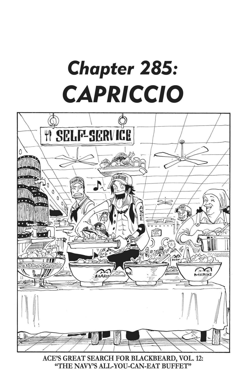 One Piece, Chapter 285 image 01