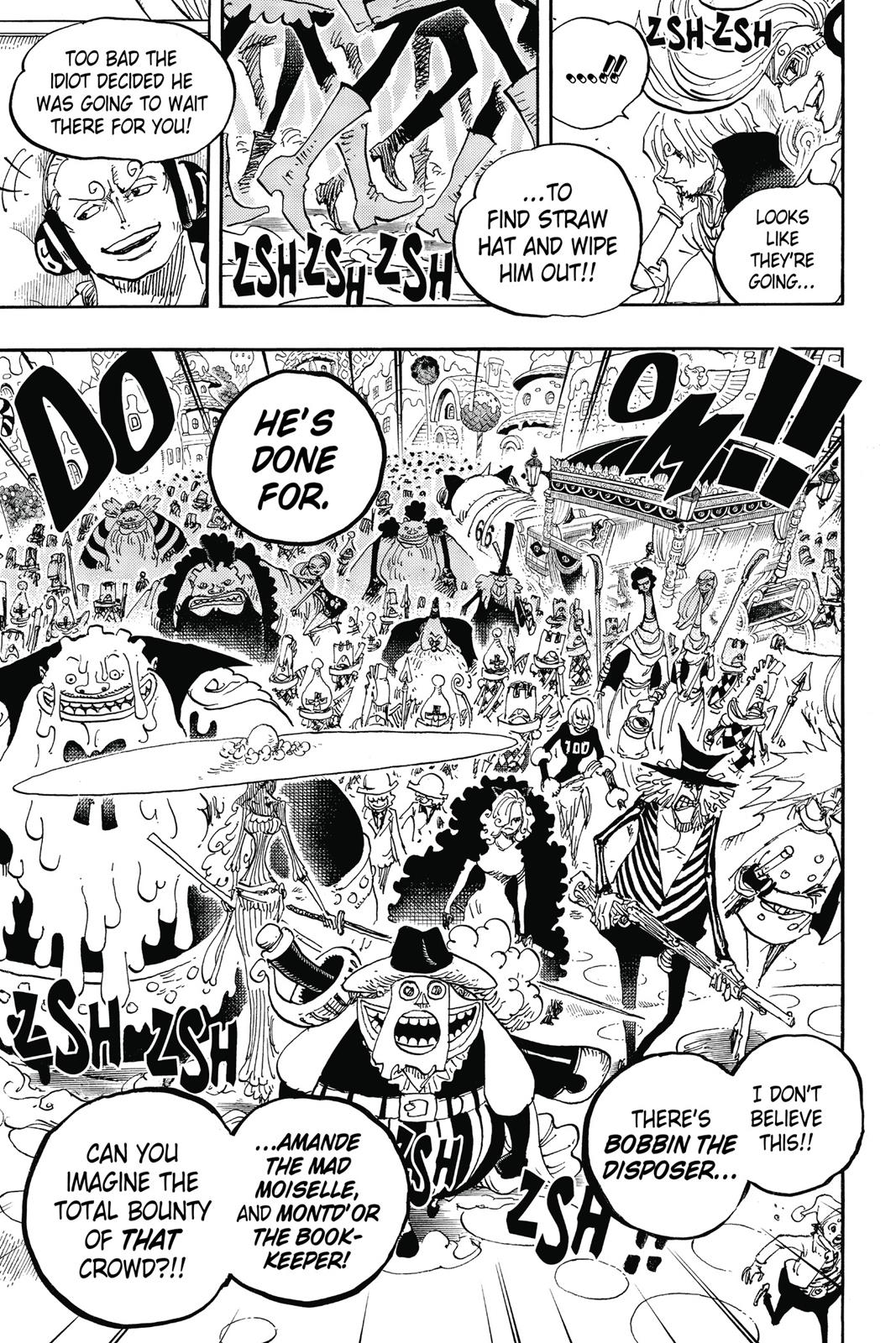 One Piece, Chapter 845 image 05