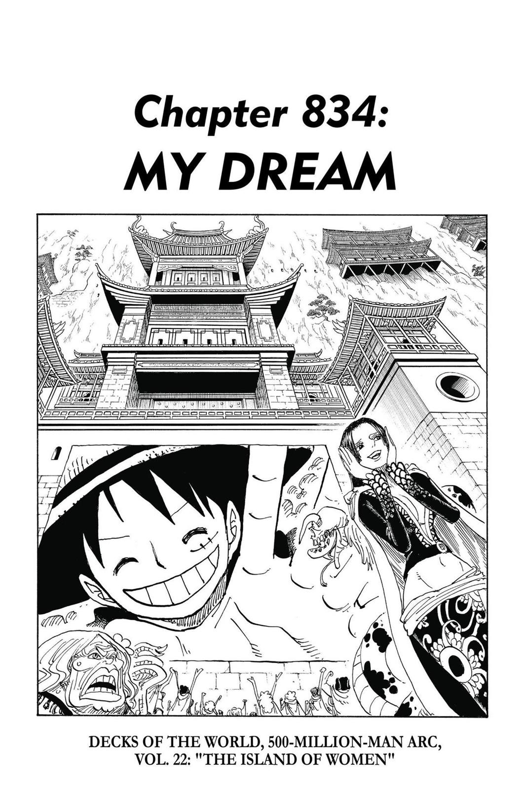 One Piece, Chapter 834 image 01