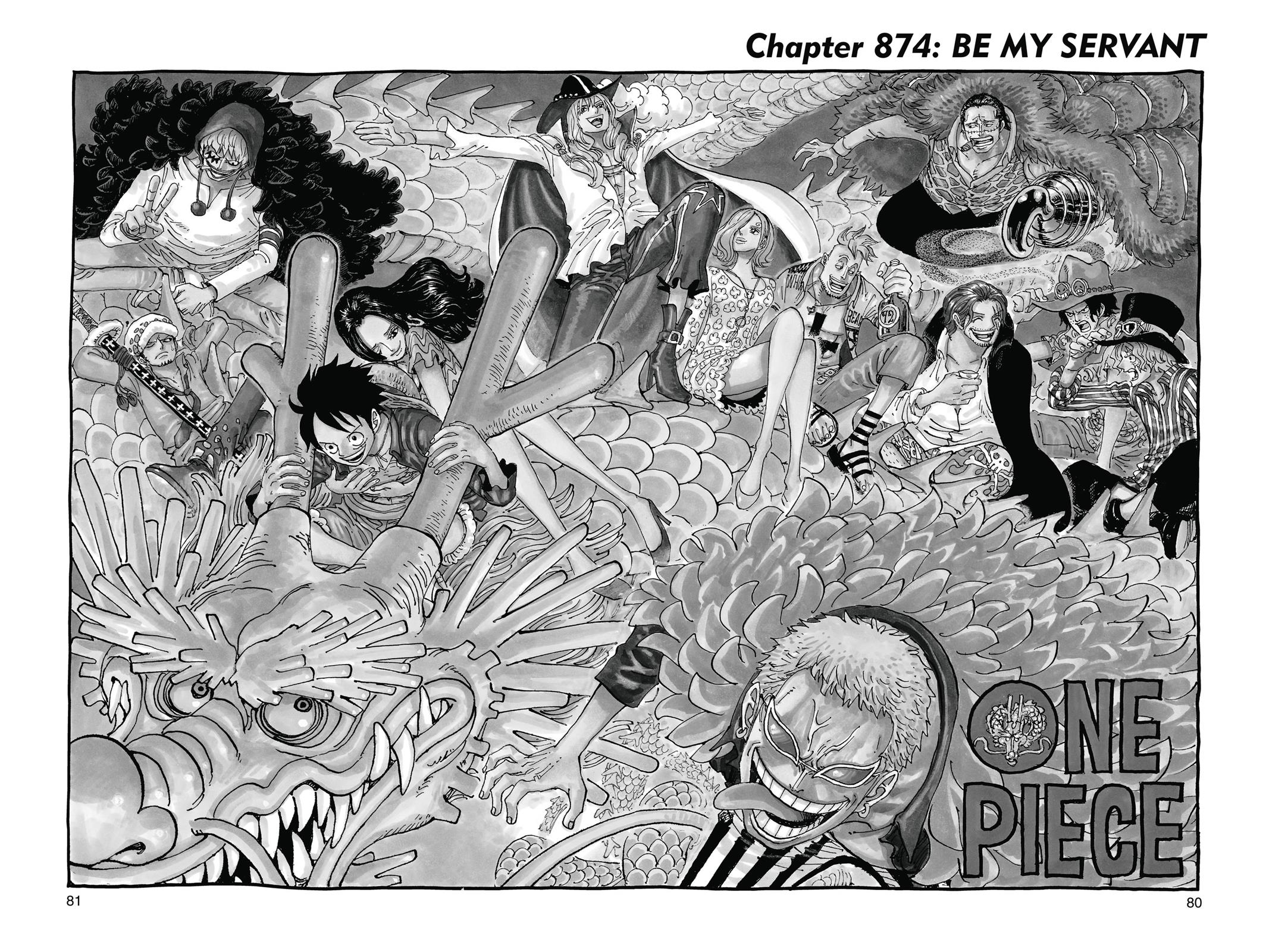 One Piece, Chapter 874 image 01