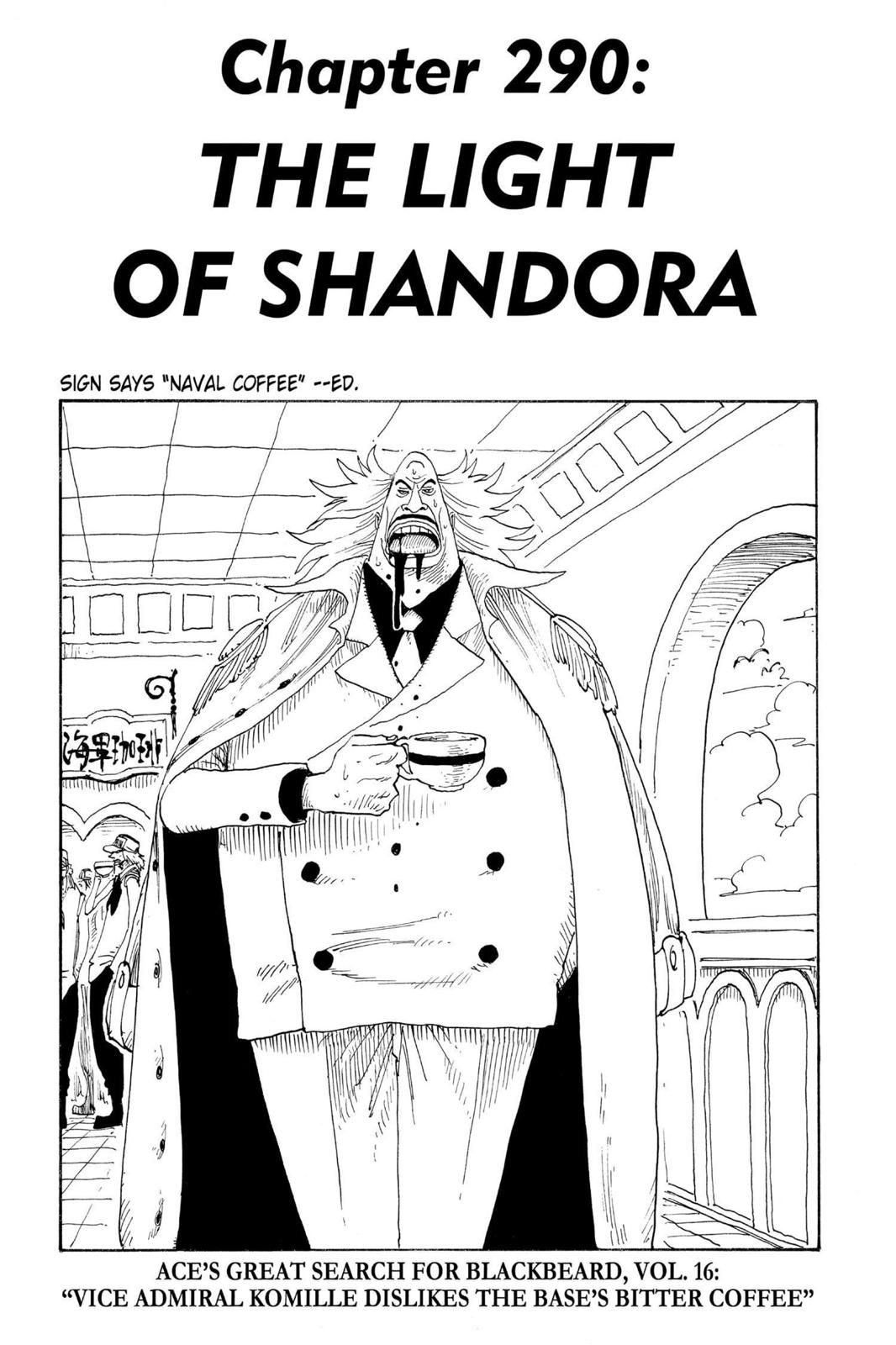 One Piece, Chapter 290 image 01