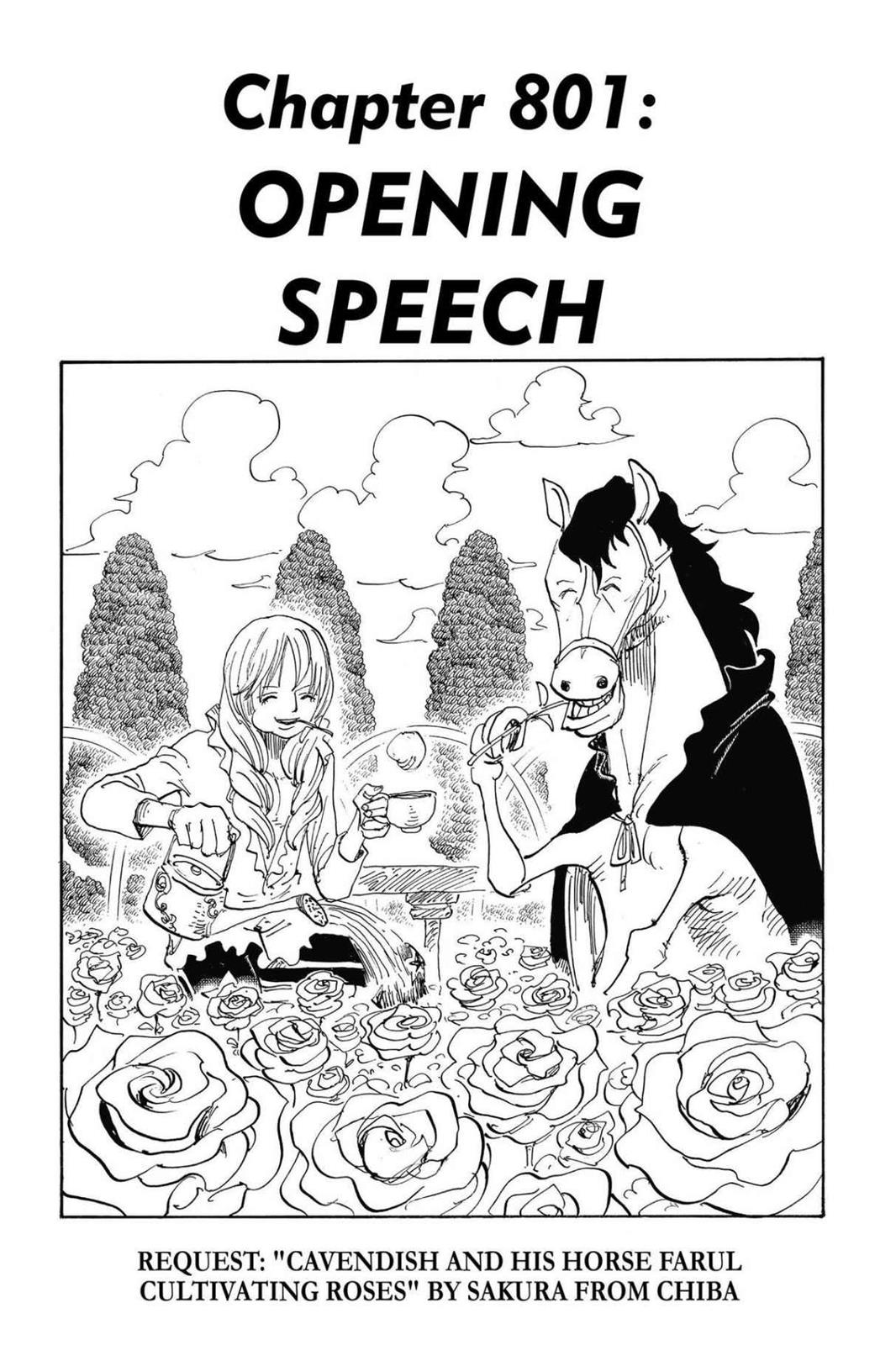 One Piece, Chapter 801 image 01