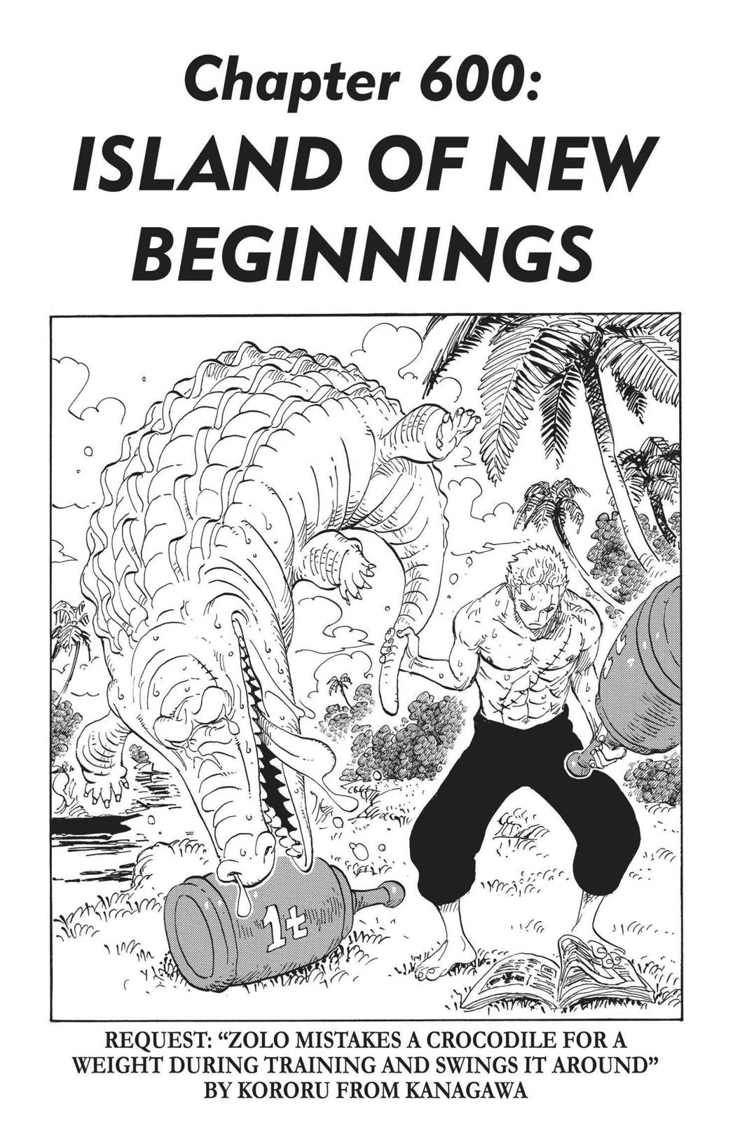 One Piece, Chapter 600 image 01