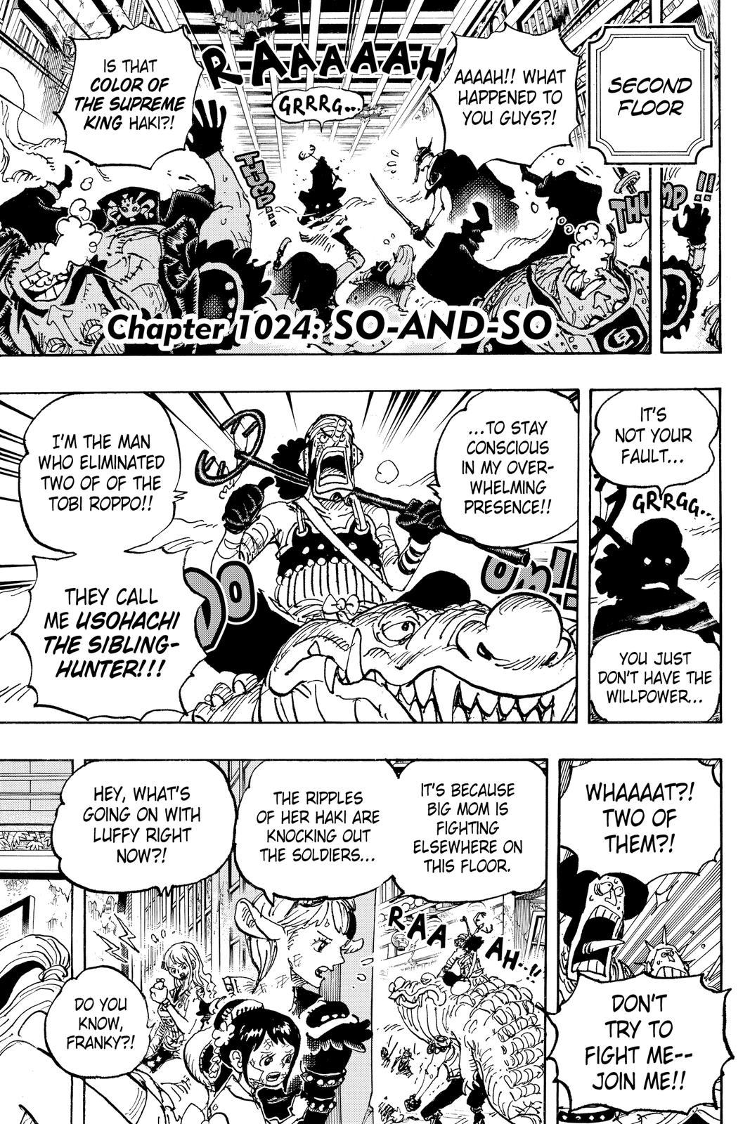 One Piece, Chapter 1024 image 01