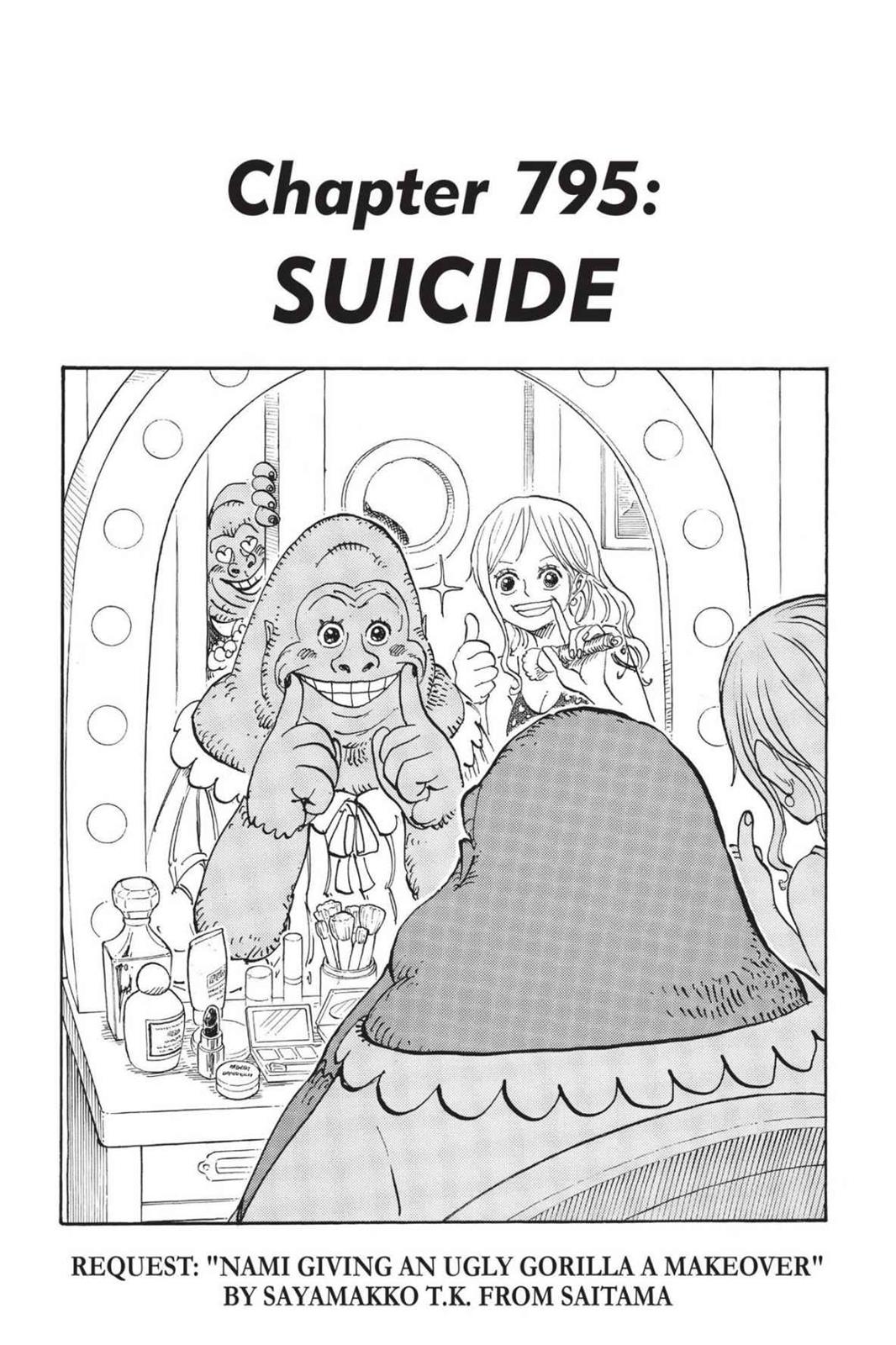 One Piece, Chapter 795 image 01