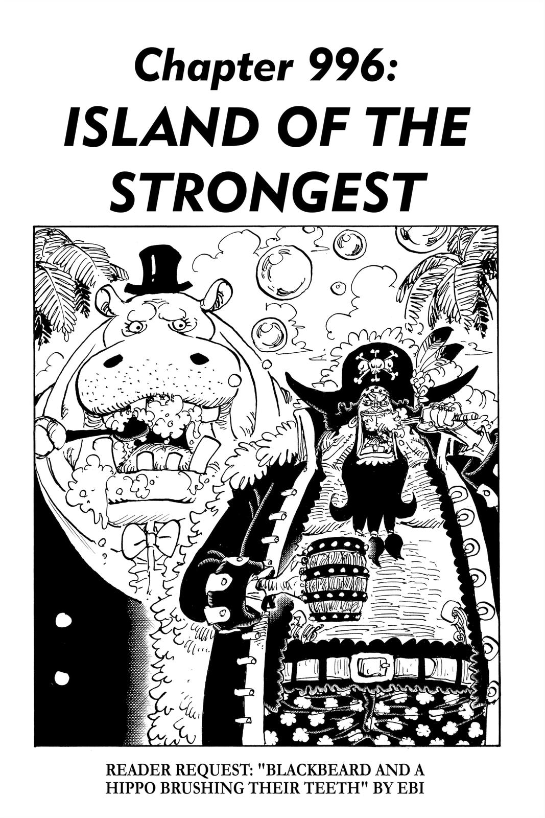 One Piece, Chapter 996 image 01