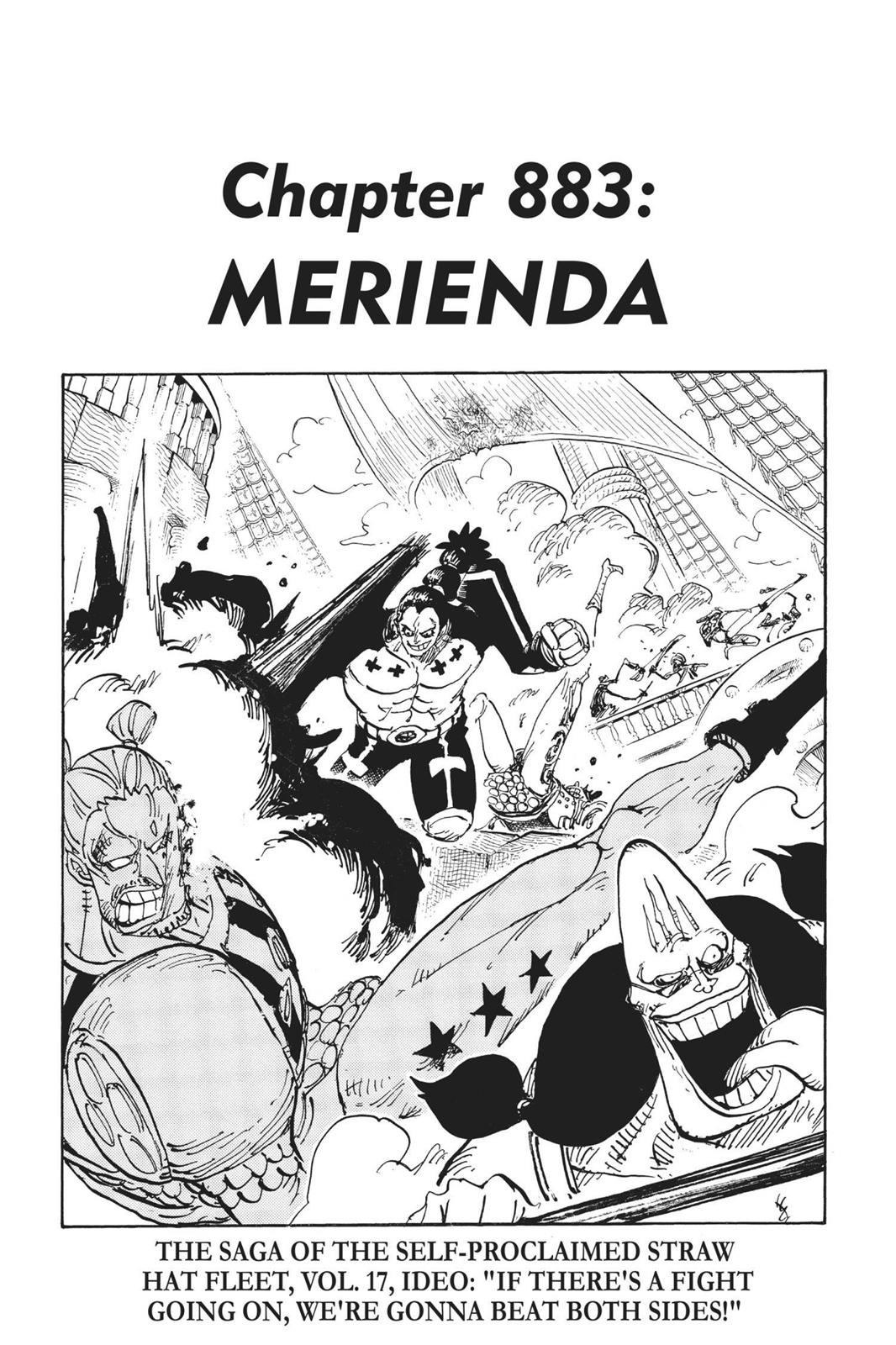 One Piece, Chapter 883 image 01