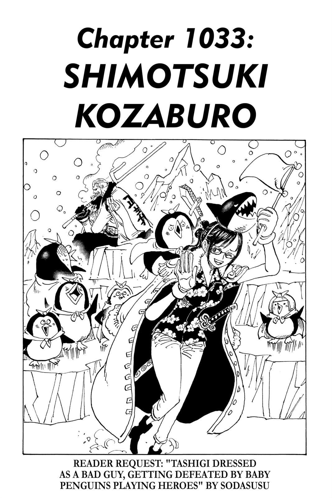 One Piece, Chapter 1033 image 01