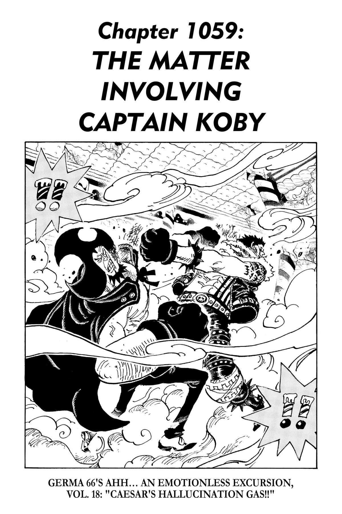 One Piece, Chapter 1059 image 01