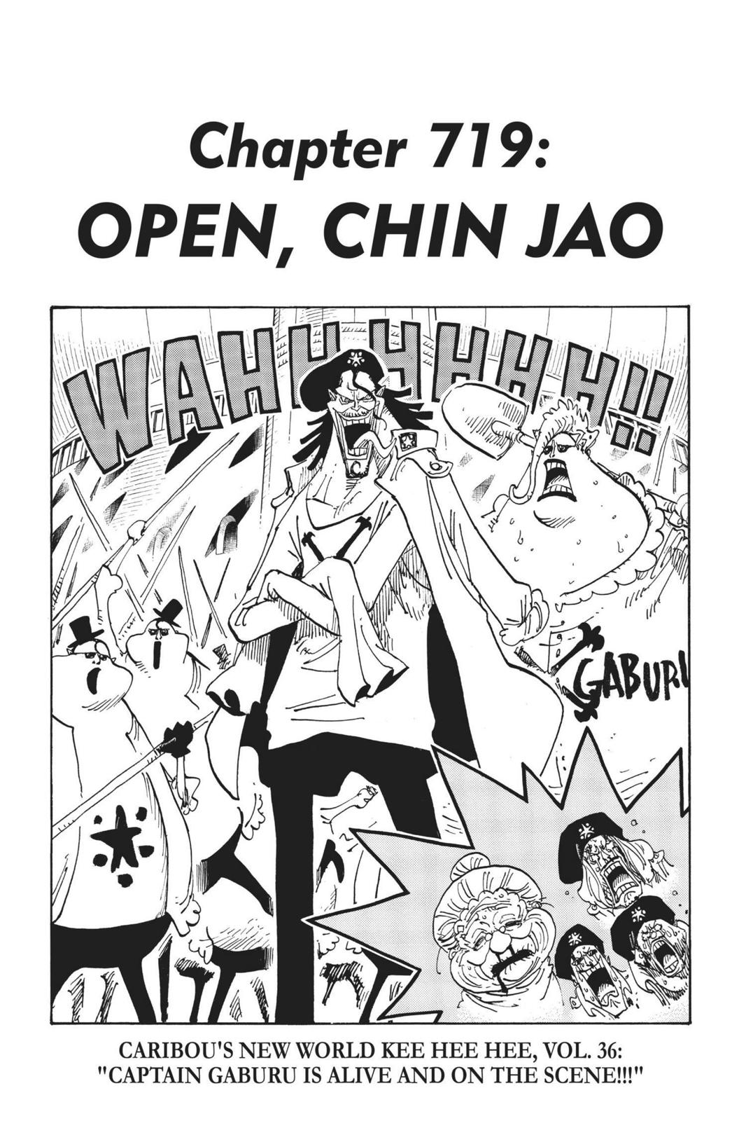 One Piece, Chapter 719 image 01