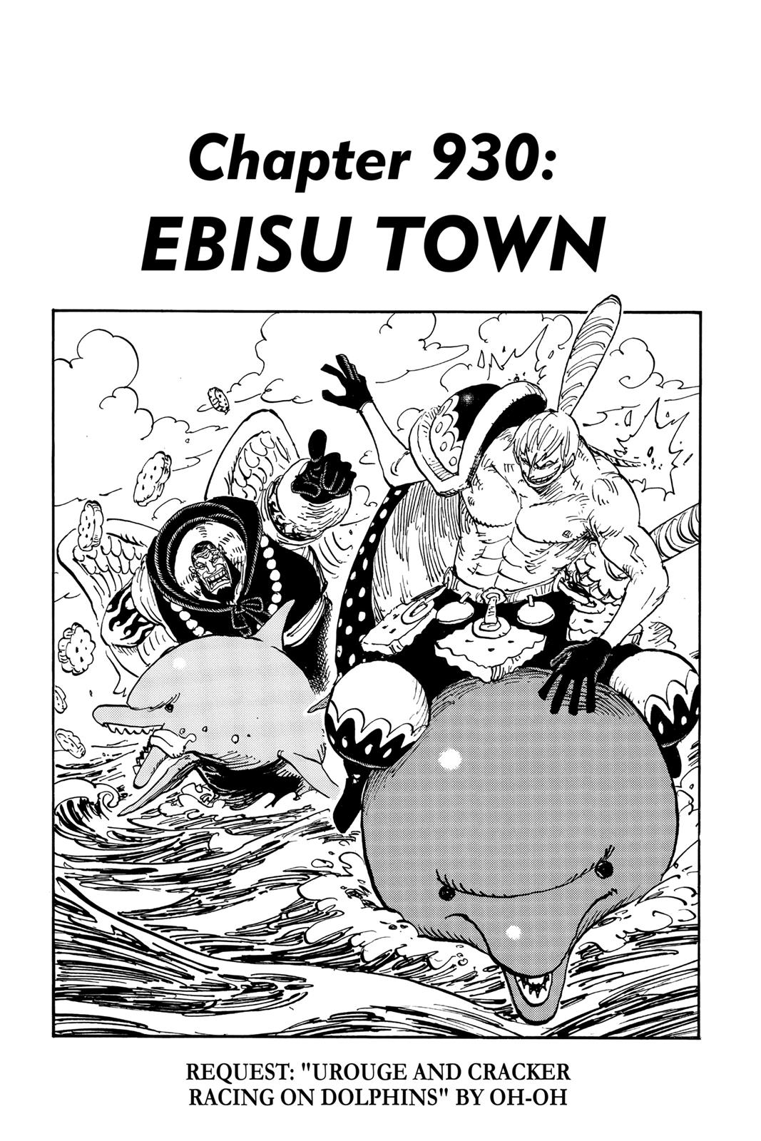 One Piece, Chapter 930 image 01