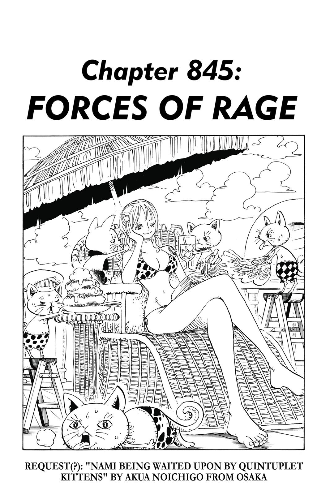 One Piece, Chapter 845 image 01