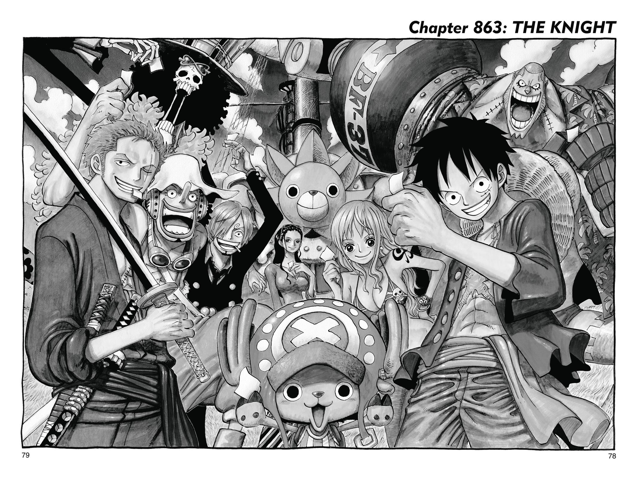 One Piece, Chapter 863 image 01